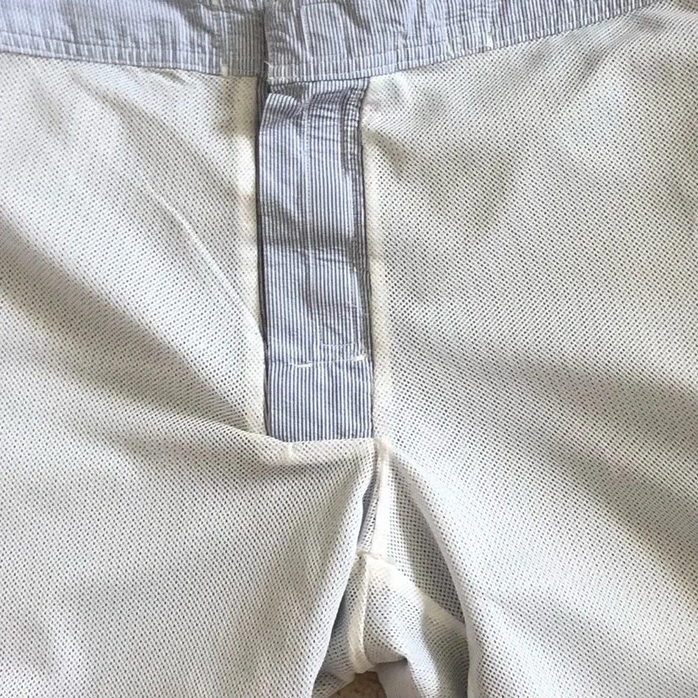 J.Crew Pinstripe Seersucker Swim Shorts Sz 36